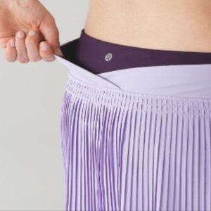 Lululemon Time To Shine Lila Pleated tennis Skirt Short Size 6